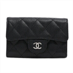 Chanel Matelasse Caviar Skin Card Case #285989C10B